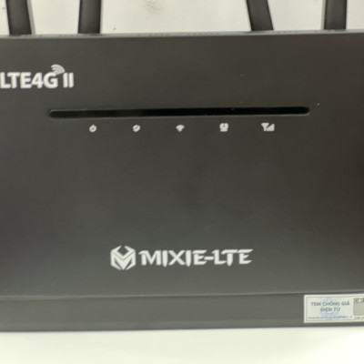 Phát wifi từ sim 4G MIXIE LTE4G hỗ trợ 32 user phát sóng cực xa - nguồn trực tiếp 12V (Đen) HÀNG NHẬP KHẨU