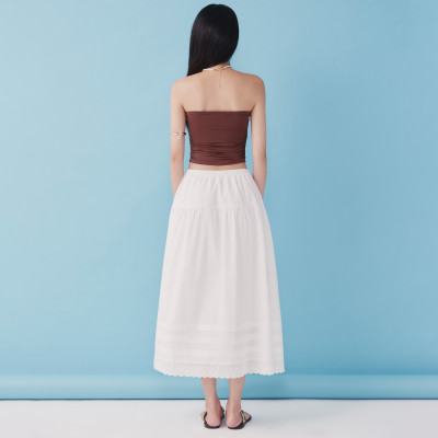 DOTTIE - Áo ống rút nhún - Nâu - T1100