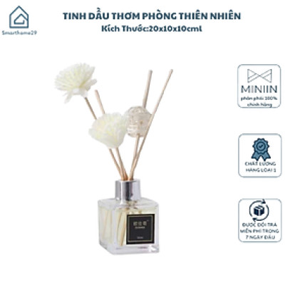 Tinh Dầu Thơm Phòng Thiên Nhiên 50ML - Tinh Dầu Khuếch Tán, Tặng Kèm Que Lưu Hương - HÀNG CHÍNH HÃNG MINIIN