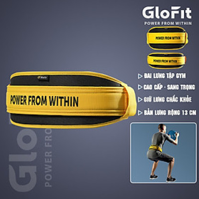 Đai Lưng Tập Gym Glofit-GFHY002. Đai Lưng Tập Thể Hình Cao Cấp  (WEIGHT LIFTING BELT) -
