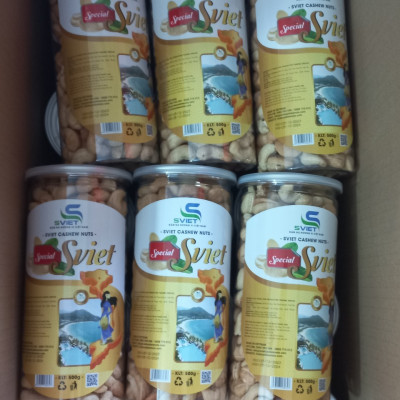 500G Hạt điều rang không muối Sviet