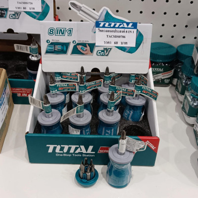 BỘ TUA VÍT 8 TRONG 1 TOTAL TACSDS0706 - HÀNG CHÍNH HÃNG