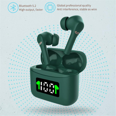 CINCATDY Tai Nghe Bluetooth Earbuds Gaming Headset True Wireless Headphone Dock Sạc có Led Báo Pin Kép J5