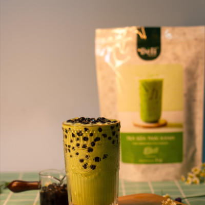 Combo 2 Túi Bột trà sữa thái xanh + truyền thống 3in1 Déli - 1kg pha chế trà sữa tiện lợi, nhanh chóng