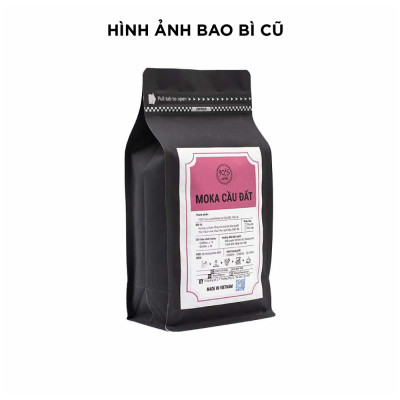 Cà Phê Moka Cầu Đất Rang Xay Nguyên Chất - Dạng Bột - 90S Coffee Vietnam - 100% Cà Phê Sạch Cao Cấp