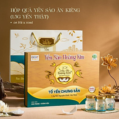 Hộp Quà Tổ Yến Chưng Ăn Kiêng (8 hũ x 70ml)