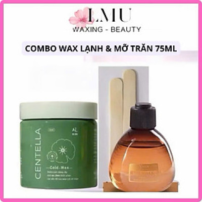 Combo Wax Lông An  Lành + Mỡ Trăn 10ML - Tặng Giấy Và Que Gạt
