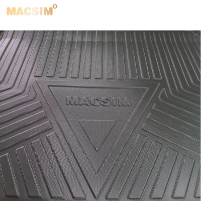 Thảm lót cốp xe ô tô Subaru Forester 2019+ nhãn hiệu Macsim chất liệu TPV cao cấp màu đen