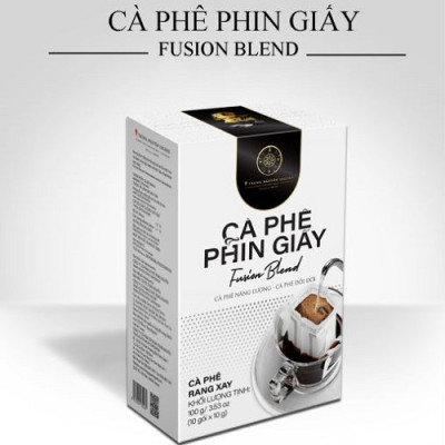 Cà Phê Phin Giấy Trung Nguyên Legend Fusion Blend – Hộp 10 gói - Hương Trái Cây Độc Đáo