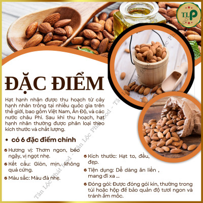 1KG - COMBO 2 HŨ HẠT HẠNH NHÂN CAO CẤP TÂN LỘC PHÁT