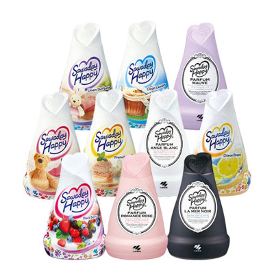 Sáp thơm phòng, nhà vệ sinh tủ quần áo Kobayashi Sawaday Happy Nhật Bản 120g