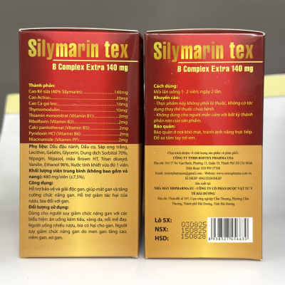 Viên uống giải độc gan Silymarin Extra , hộp 100 viên nang mềm