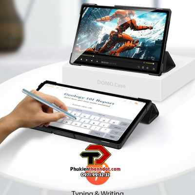 Bao da cho Samsung Galaxy Tab A8 10.5 inch 2021 X200 X205 chính hãng Dux Ducis Domo hít nam châm chắc chắn - Hàng chính hãng