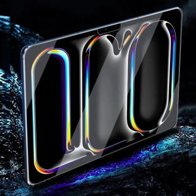 Miếng dán màn hình kính cường lực cho iPad Pro 13 inch M4 2024 , iPad Pro 11 inch M4 2024 , iPad A16 , Air 11 2025 , Air 13 2025 hiệu Pro Glass (mỏng 0.2 mm, vát cạnh 2.5D, chống trầy, chống va đập - hàng nhập khẩu