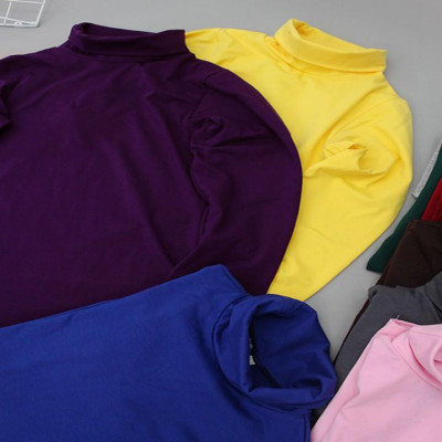 Áo cổ lọ nữ hàn quốc cổ cao giữ nhiệt tay dài T14