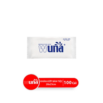 Combo Bao Khăn Giấy Ướt Super WUNA 20x25cm, 100 Cái/Bao
