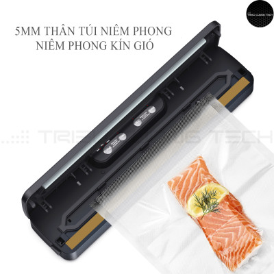 Máy Hút Chân Không Thực Phẩm Vacumm Sealer Đa Năng Hàn Miệng Túi Cao Cấp – Chế Độ Hút Khô, Ướt & Thủ Công Cho Rau Củ Quả, Hạt, Thịt Tùy Chọn. TCT-AP15.  Hàng Chính Hãng