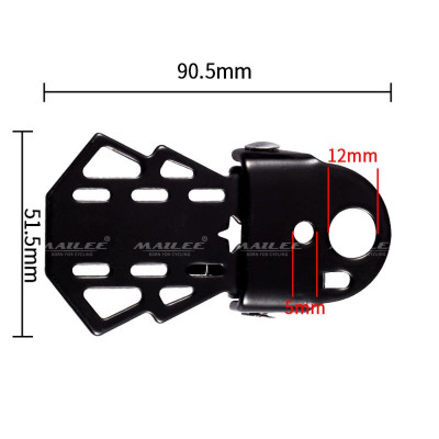 Gác Chân Sau Xe Đạp ST-512M Thép Kim Loại Gập Gọn 90° độ- Phù Hợp MTB, An Toàn Cho Trẻ Em (Bộ gồm 2 cái) - Mai Lee 