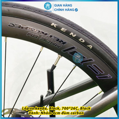 Xe đạp Twitter R10 Pro RS-24S FULL 6 món Carbon