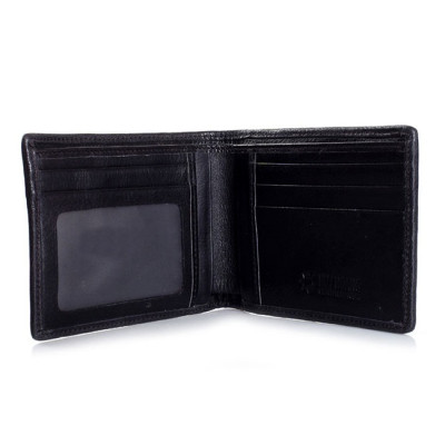 HC2779 - Bóp nam Huy Hoàng da cá sấu màu đen