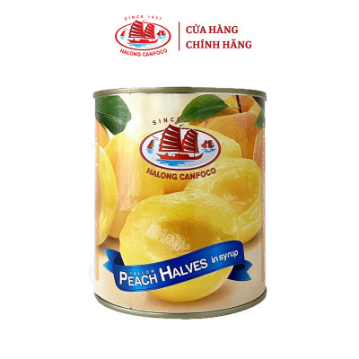 Đào Ngâm Nước Đường CANFRESH Hạ Long - 820g