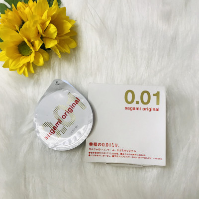 Bao cao su Sagami Original 0.01 (Hộp 1 chiếc)