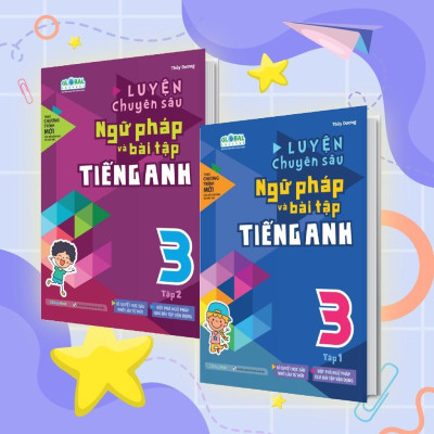 Sách - Luyện Chuyên Sâu Ngữ Pháp Và Bài Tập Tiếng Anh Lớp 3 - Chọn Lẻ 2 Tập - Megabook