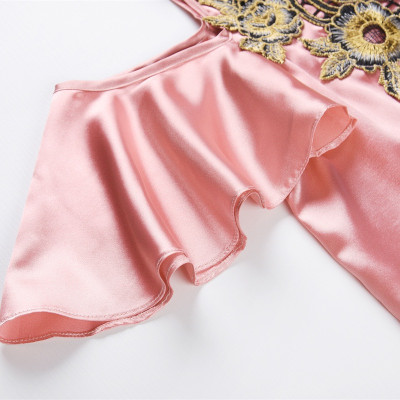 Áo trễ vai nữ thiêu hoa dành cho người mập