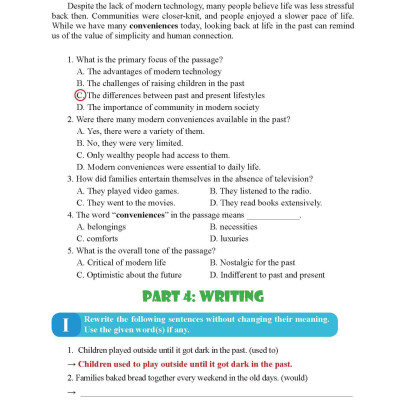 Bài Tập Bổ Trợ Toàn Diện Tiếng Anh 9 - Người Bạn Đồng Hành Của Các Học Sinh