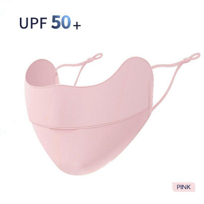 Khẩu Trang Vải Thun, Chống Nắng, Chống Tia Cực Tím UV UPF50+ Có Nút Chỉnh Dây