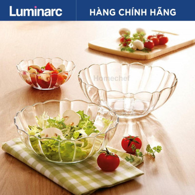 Bát (chén)/Bộ 6 bát thủy tinh Luminarc Arcade 15cm G2704/G2704*6 | Hàng chính hãng