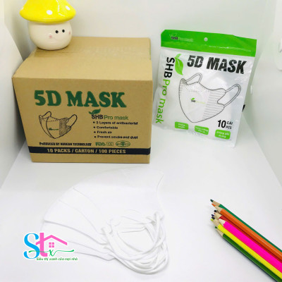 Thùng khẩu trang 5d SHB pro mask nguyên thùng, 5d mask hàn quốc cao cấp