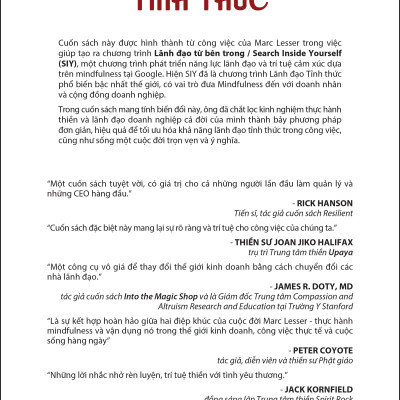BẢY THỰC HÀNH THIẾT YẾU CỦA LÃNH ĐẠO TỈNH THỨC (Seven Practices of a Mindful Leader) - Marc Lesser - Hoàng Trọng Hải dịch - (bìa mềm)