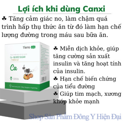 TPBVSK Caxni dành cho người tiểu đường - Thiên Sư