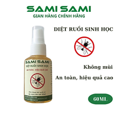 Thuốc diệt ruồi sinh học SAMI SAMI, diệt ruồi không mùi, diệt ruồi tận gốc hiệu quả cao, an toàn cho sức khoẻ