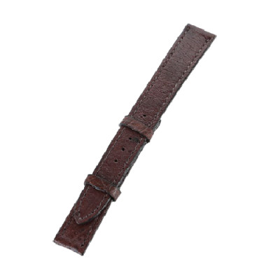 HJ8453-55-56-58 Dây đồng hồ Huy Hoàng da đà điểu da bụng size 12, 14 nhiều màu