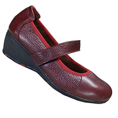 Giày Nữ Búp Bê Đế Xuồng HA NAM Da Bò Thật Thời Trang Cao Cấp 5cm GBBN2059