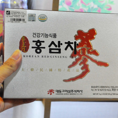 Trà hồng sâm 50 gói x 3g, 4mg/g – Daedong NS127