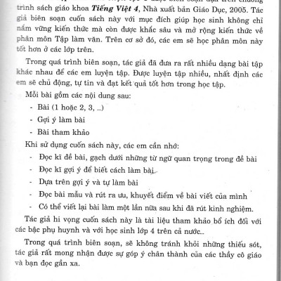 162 Bài Tập Làm Văn Chọn Lọc 4 (Dùng Chung Các Bộ SGK Hiện Hành) - HA