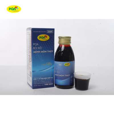 Siro Mệnh Môn Thủy PQA Hỗ Trợ Bồi Bổ Thận Âm, Mạnh Gân Cốt Và Tăng Cường Sức Khỏe Hộp 125ml