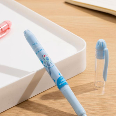 Bút Máy Nhựa Deli 0.5 mm - Phiên Bản Sơn Tùng M-TP Giới Hạn - Deli Q887 - Màu Xanh Dương