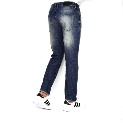 Quần Jeans Nam Cao Cấp HUNTER X-RAYS Form Slimfit Màu Xanh Phủ Dơ D39