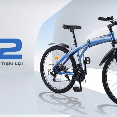 Xe đạp gấp Tekko G2 - xe gấp gọn tiện lợi bánh 26