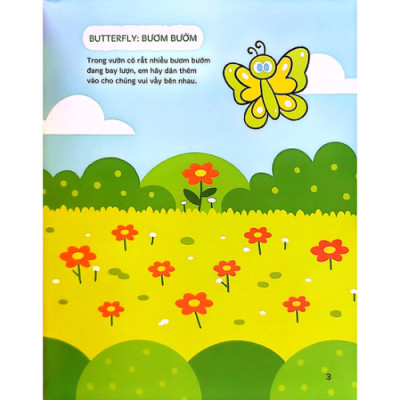 Dán hình thông minh cho bé 1-5 tuổi Sách tương tác vừa học vừa chơi Tập 4