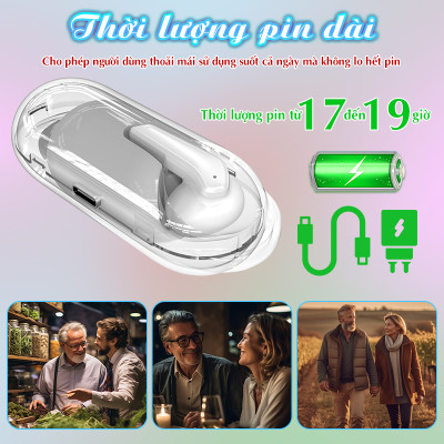 Máy trợ thính cho người già FUNMIC EN-D20 - 4 mức âm lượng tự điều chỉnh chứng nhận quốc tế an toàn