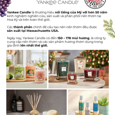 Tinh dầu tán hương đậm đặc, dạng xịt Yankee Candle - Sage & Citrus (42.5g)
