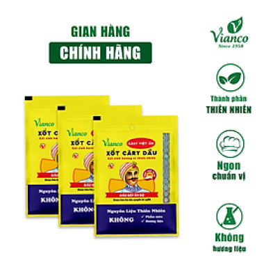 Xốt Cà Ri Dầu Việt Ấn 03 gói x 25gr