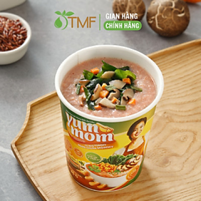 Cháo gạo lứt rong biển yến mạch ăn liền Yum Mom 45g TÂM MINH FOODS cho bé ăn dặm