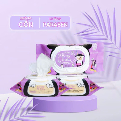 Khăn Giấy Ướt Cao Cấp Kháng Khuẩn, Không Mùi 650G