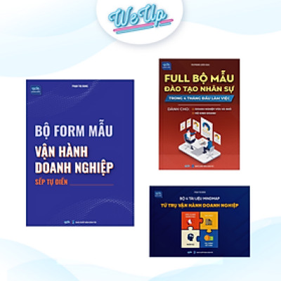 Combo 3 sách: Bộ form mẫu vận hành doanh nghiệp sếp tự điền, Tứ trụ vận hành doanh nghiệp, Mẫu đào tạo nhân sự (Combo/lẻ)